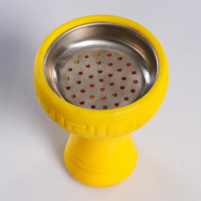 Чаша для кальяна силиконовая с ситом «Классика. Греция», 7 × 9 см, микс