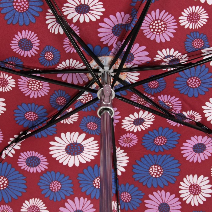 Зонт механический "Ромашки", R=48cм, цвет МИКС