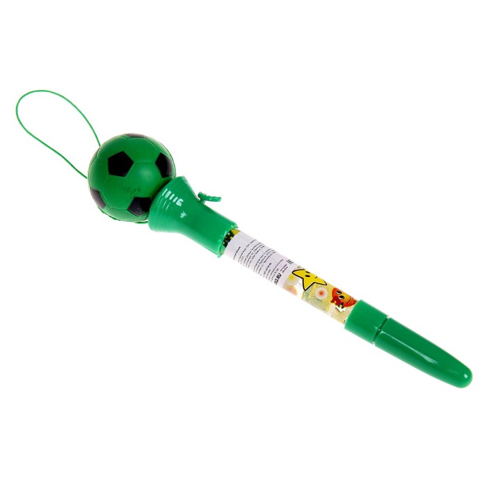Мыльные пузыри-ручка "Футбол" с мячиком-приколом МИКС