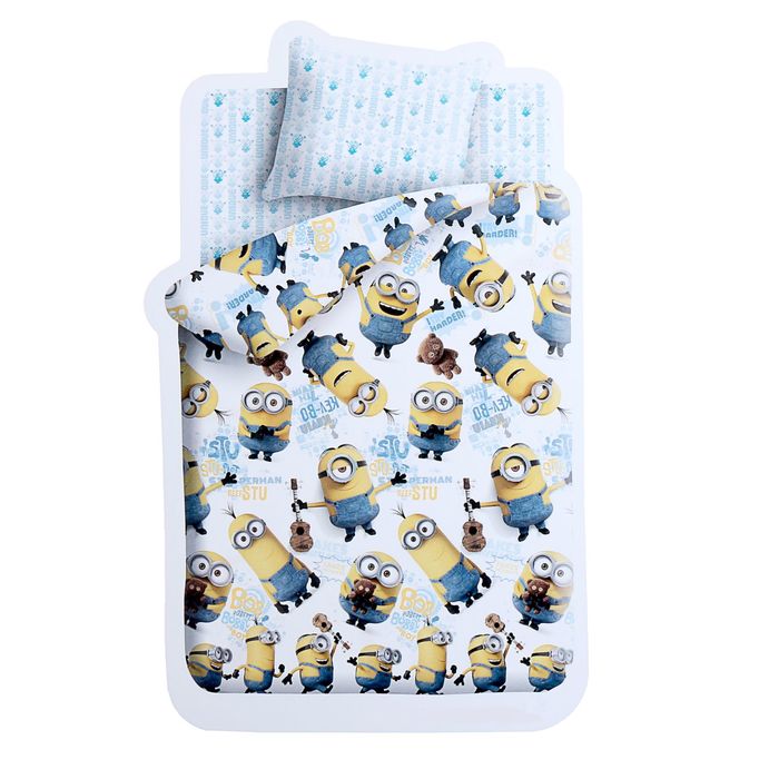Постельное бельё 1,5 сп., Миньоны Уникумы 143*215 150*214 70*70 1 шт. бязь, 120 г/м