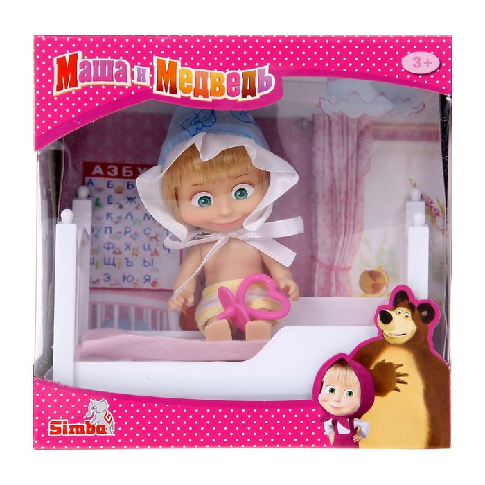 Игрушка "Маша" с кроваткой и аксессуарами