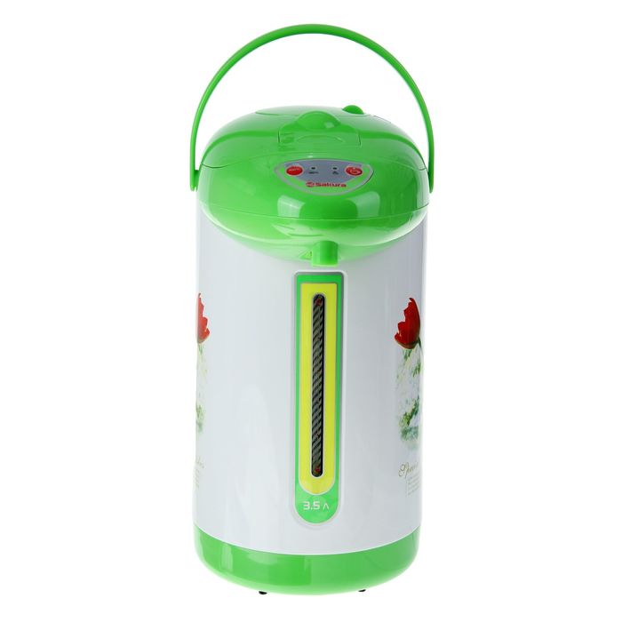 Термопот Sakura SA-353WGR, общий объем 3.5 л, 750 Вт