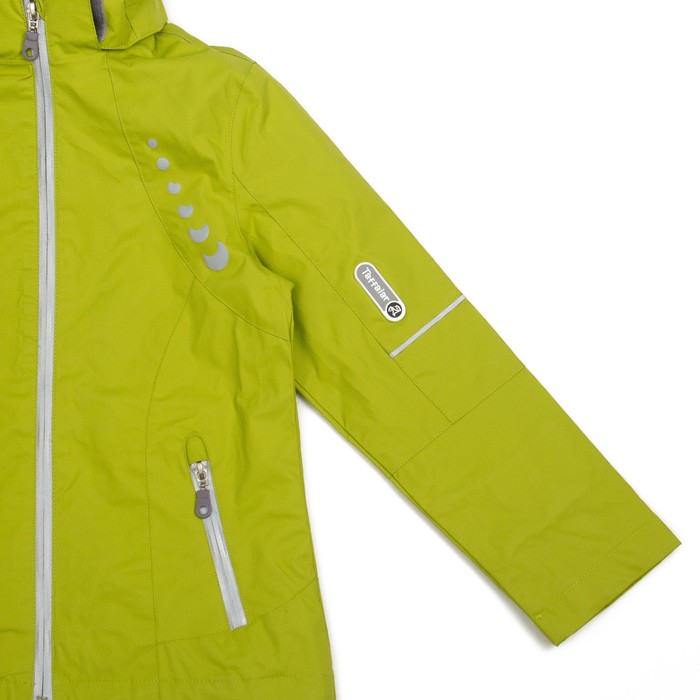 Куртка для девочки, рост 128-134 см (68), цвет салатовый ТФ 32009/2 ФФ