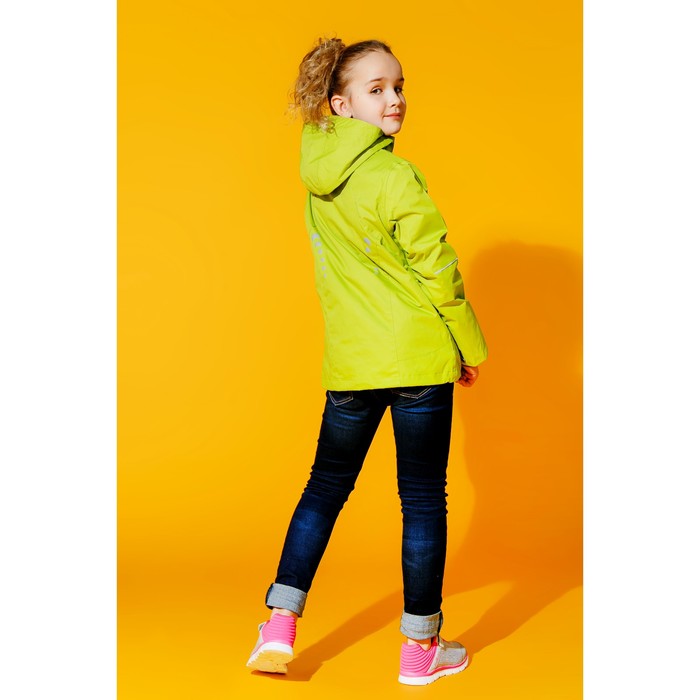 Куртка для девочки, рост 134-140 см (72), цвет салатовый ТФ 32009/2 ФФ