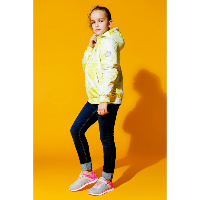 Куртка для девочки, рост 146-152 см (80), цвет лимон ТФ 32008/3 ТР