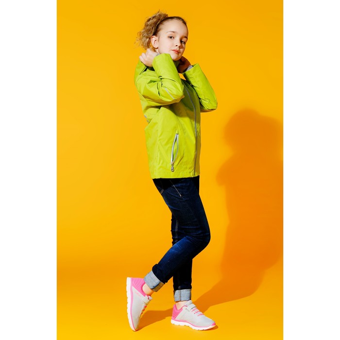 Куртка для девочки, рост 146-152 см (80), цвет салатовый ТФ 32009/2 ФФ