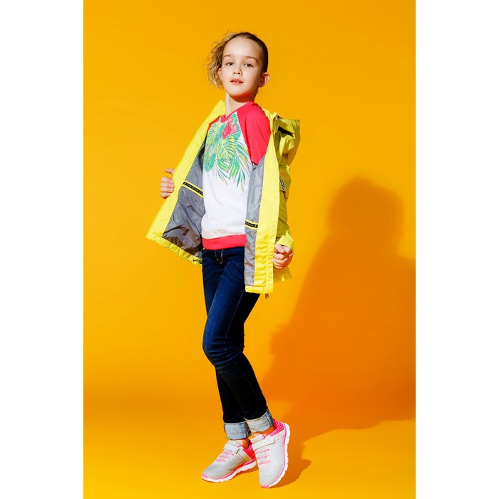 Куртка для девочки, рост 158-164 см (84), цвет желтый ТФ 32009/3 ФФ
