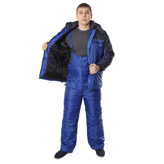 Костюм "Премьер", размер 60-62, рост 170-176 см, цвет васильковый/синий