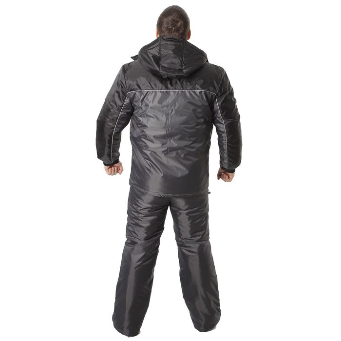 Костюм "Премьер", размер 60-62, рост 170-176 см, цвет серо-чёрный