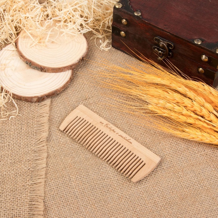 Расчёска-гребень деревянная