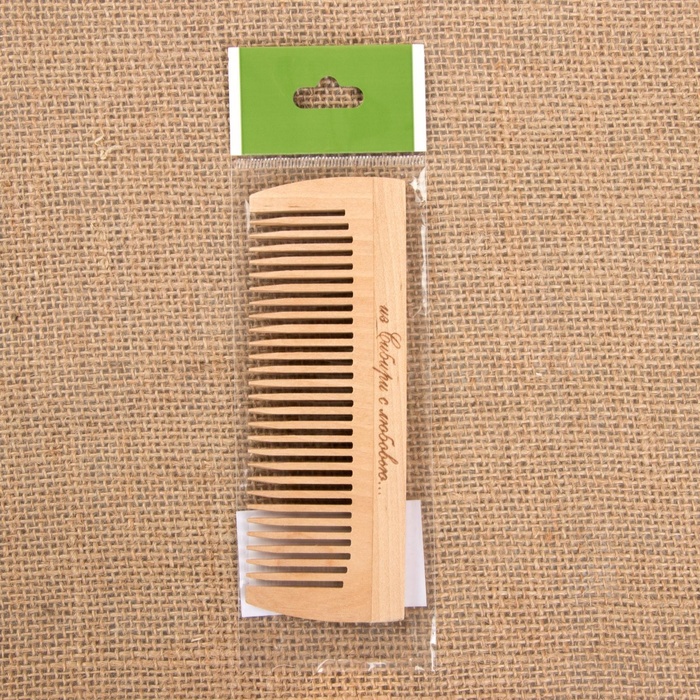 Расчёска-гребень деревянная