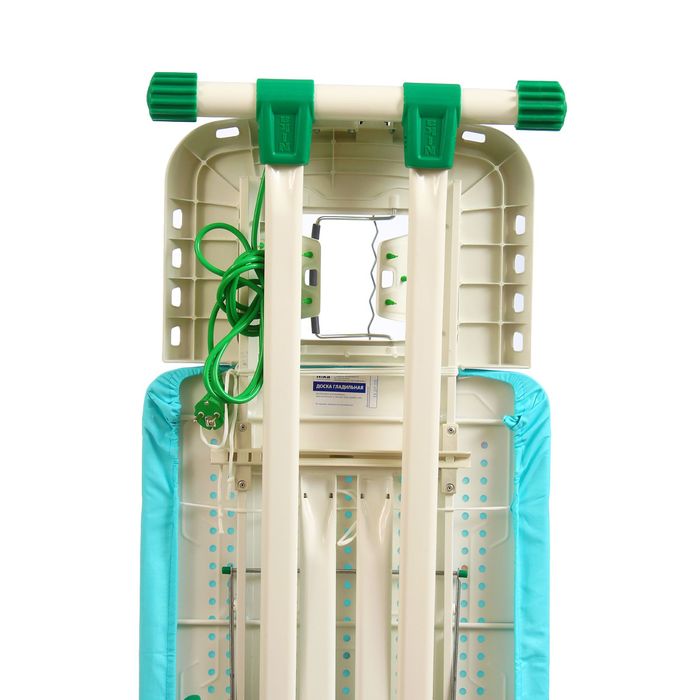 Доска гладильная 123х45 см "Валенсия 1", с удлинителем и полкой