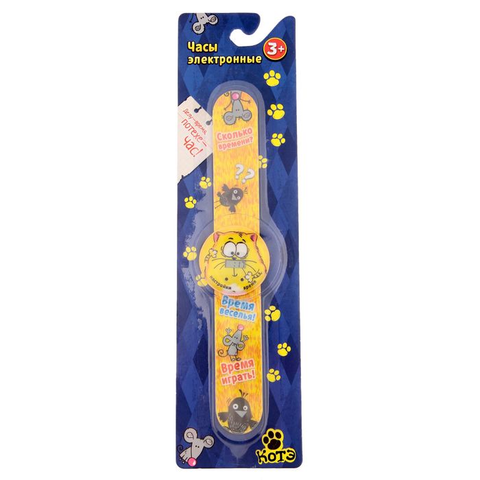 Часы наручные электронные "Котэ"