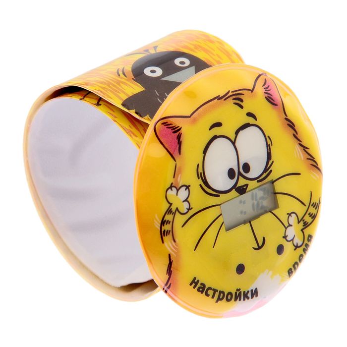 Часы наручные электронные "Котэ"