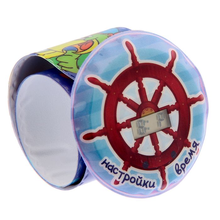 Часы наручные электронные "Храбрый пират"