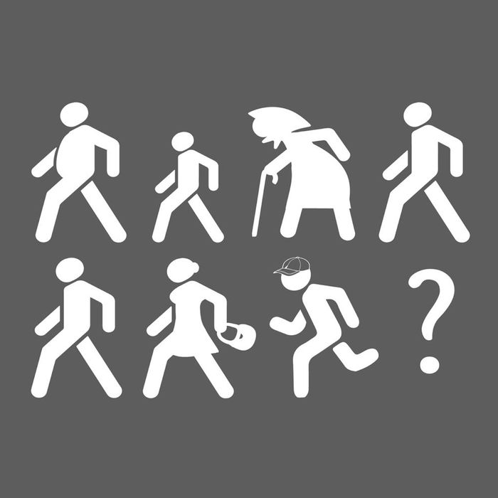 Наклейка на авто "Пешеход"