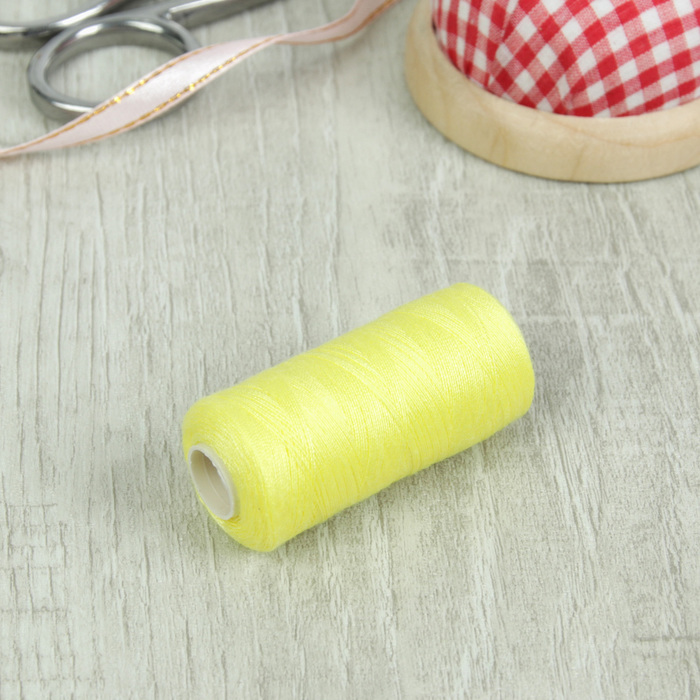 Нитки 40/2, 300м, №383, жёлтый