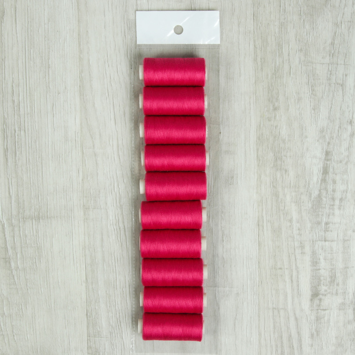 Нитки 40/2, 300м, №613, малиновый