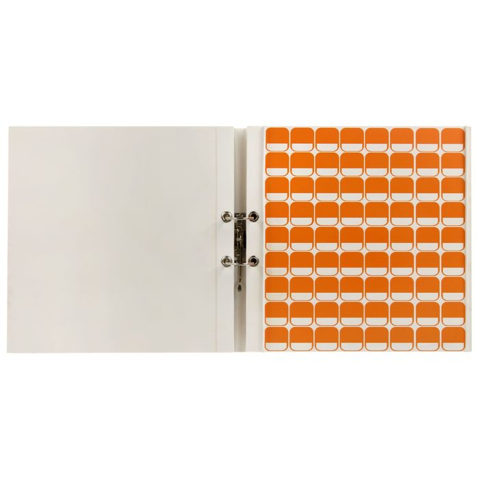 Стенд-книга для образцов на 200 клипс, 3 страницы 40х40 см