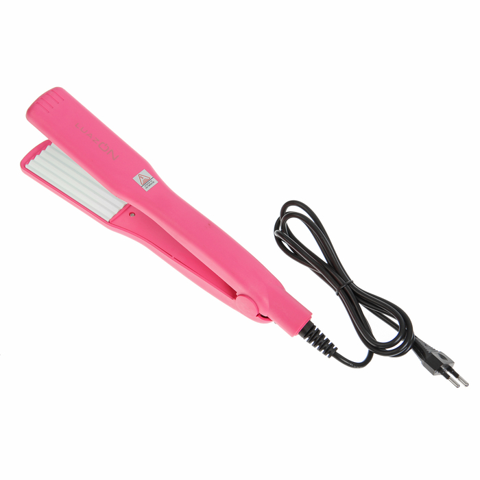 Гофре LuazON LW-02, 45 Вт, керамические пластины, розовые