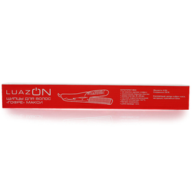 Щипцы-гофре LuazON LF-17, 45 Вт, керамическое покрытие, 35х80 мм, 160°C, розовые от Сима-ленд