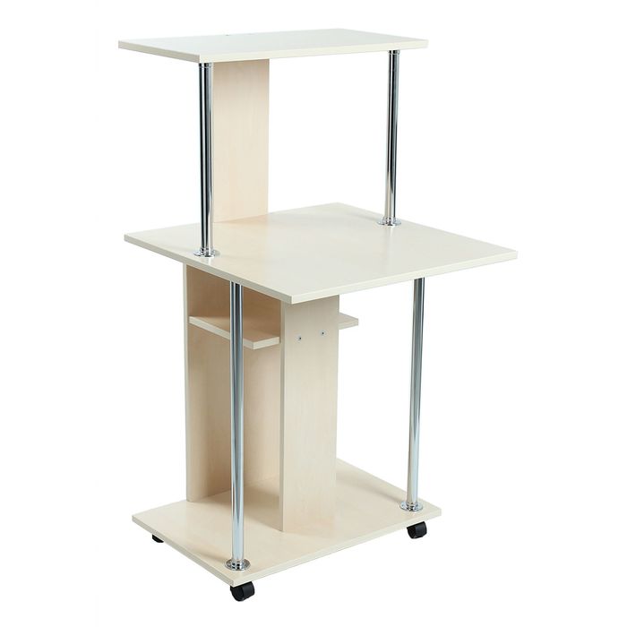 Стол компьютерный "Соло", цвет береза рижская