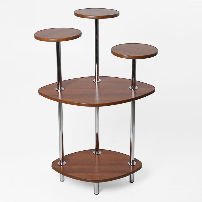 Полка для цветов "Майя", цвет орех таволато