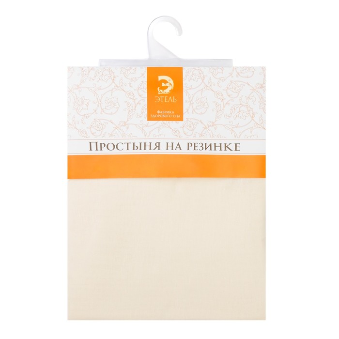 Простыня на резинке "Этель" Папирус, размер 160х200 + 20 см