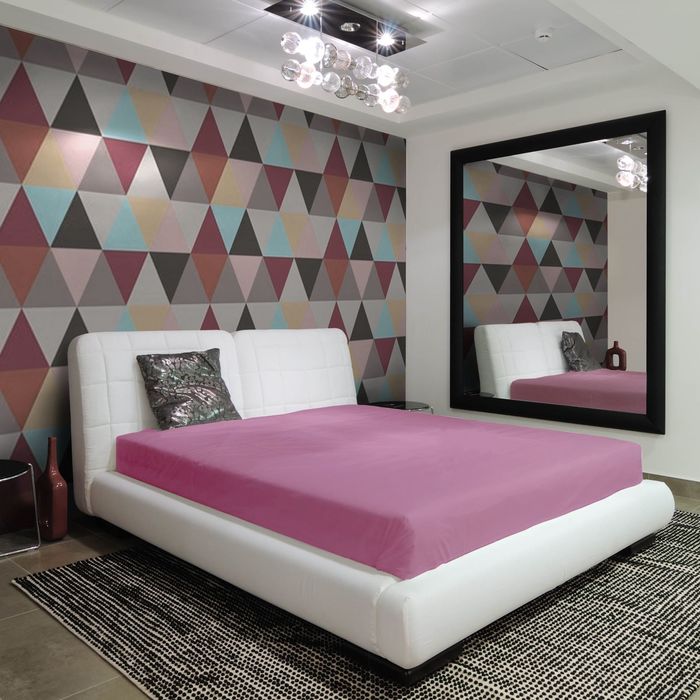 Простыня на резинке "Этель" Роза, размер 140х200 + 20 см