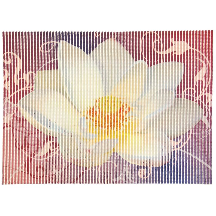 Коврик ПВХ 67х45 см "Лотос", цвет МИКС