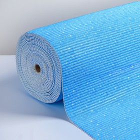 Коврик ПВХ «Пузырьки», 0,80×15 м, цвет голубой Ош