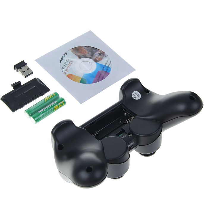 Беспроводной геймпад Dialog Action GP-A11RF, RF 2.4G, виброэффект, 12 кнопок, USB