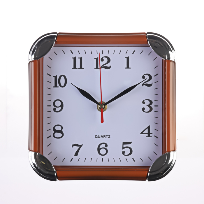 Часы настенные, серия Классика, Рейчел, дискретный ход, 19 х 19 см, d-16.5 см