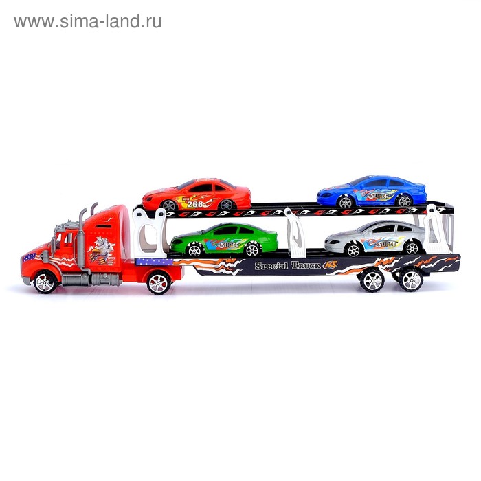 

Грузовик инерционный «Автовоз», цвета МИКС, в пакете