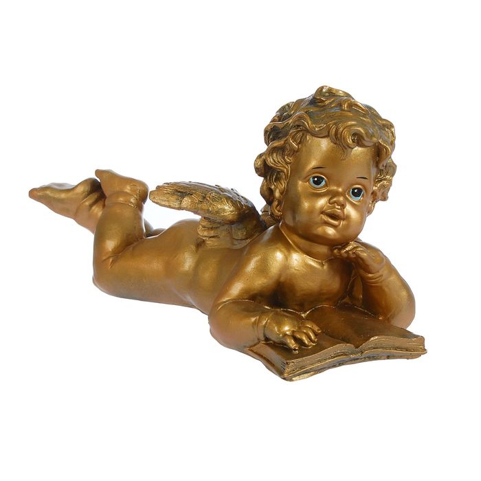 Статуэтка «Ангел с книгой» лежа бронза 18 × 18 × 32