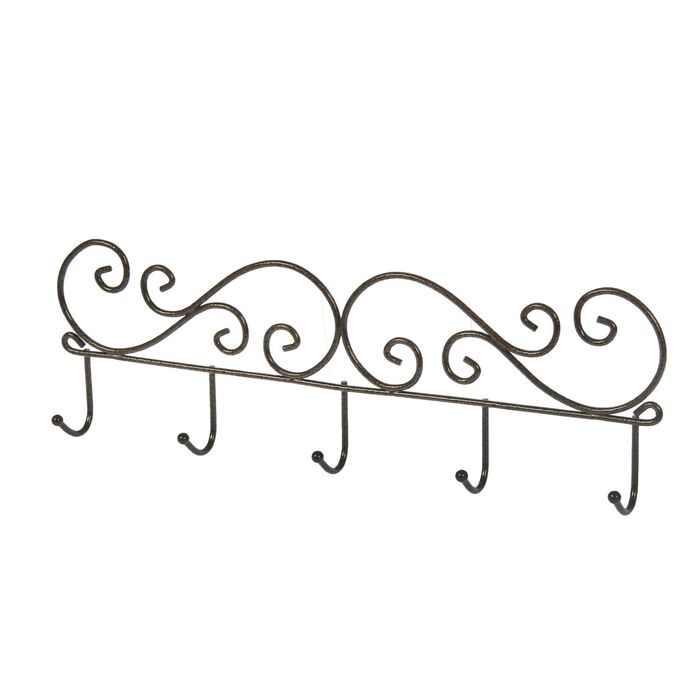 Вешалка &quot;Кружева 5&quot;, цвет медный антик