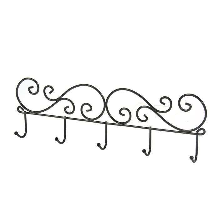 Вешалка &quot;Кружева 5&quot;, цвет черный