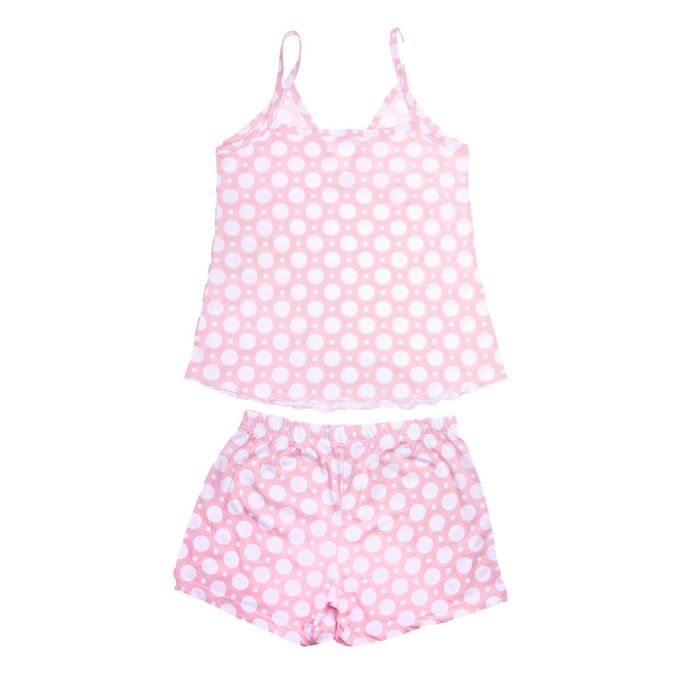 Комплект женский (топ, шорты) 8394 белый, размер 50, кулирка