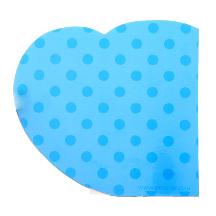 Сувенир валентинка с гофрой "Тебе..." (сердце), 18,1 х 8,6 см