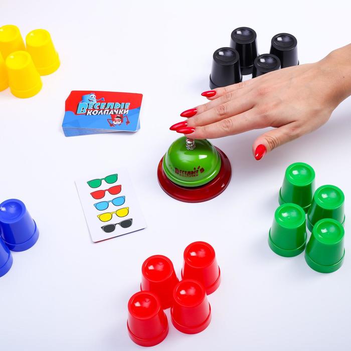 Настольная игра "Веселые колпачки"