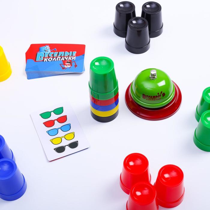 Настольная игра "Веселые колпачки"