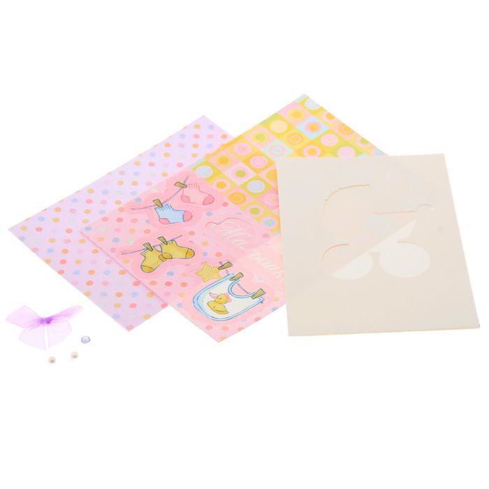 Набор по созданию открытки «Малышка», 12 х 17 см