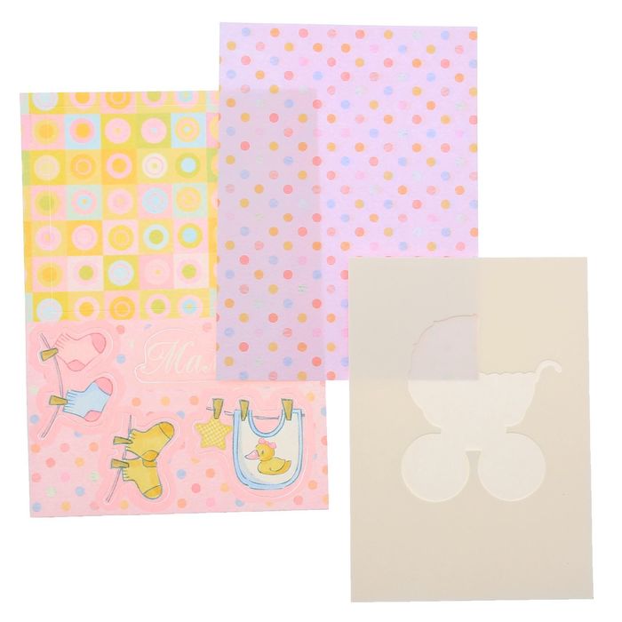 Набор по созданию открытки «Малышка», 12 х 17 см