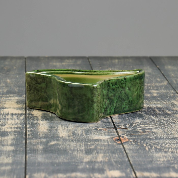 Кашпо "Медуза" зелёное 0,57 л