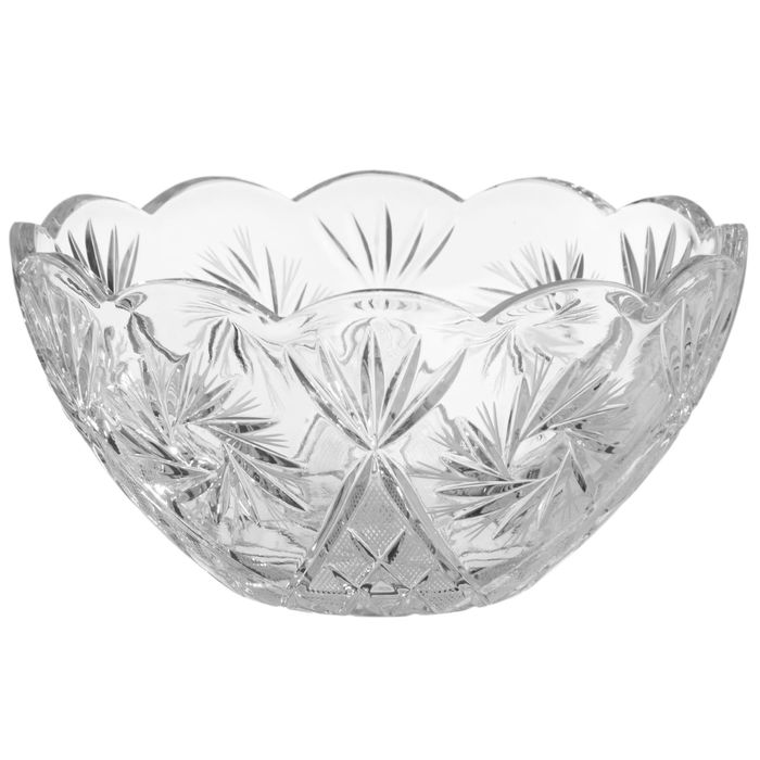 Ваза для печенья 1,3 л "Треугольник", d=19 см, h=9,5 см