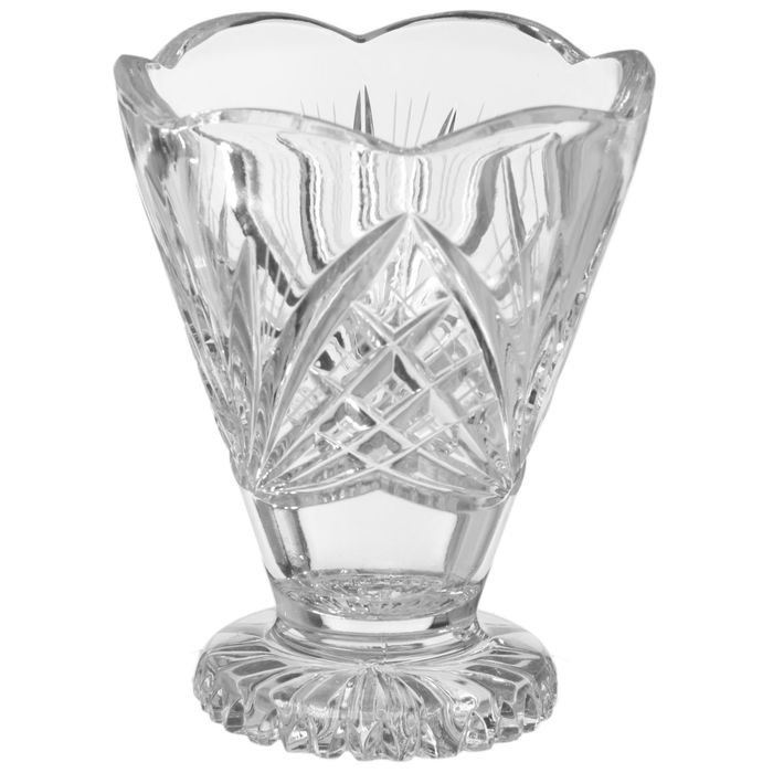 Ваза для мороженого хрустальная d=10,2 см "Перезвон", h=12,5 см