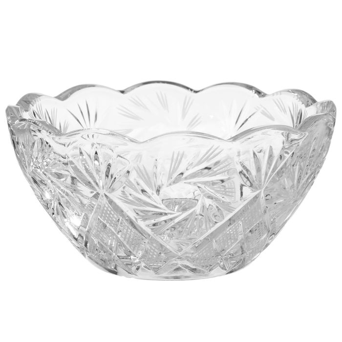 Ваза для конфет 350 мл "Треугольник", d=13,6 см, h=6,8 см