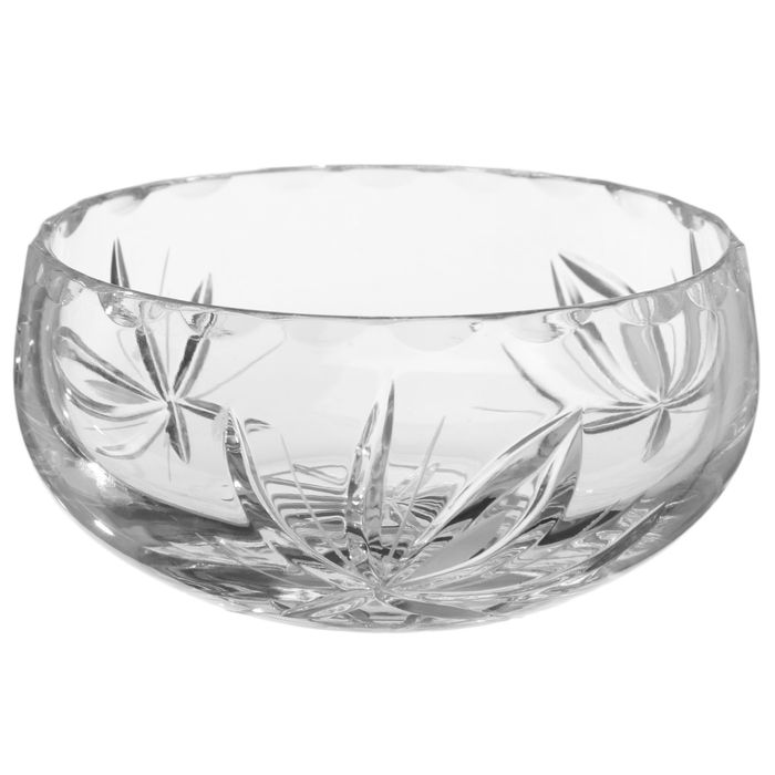 Ваза для конфет хрустальная плоская 250 мл "Цветок"