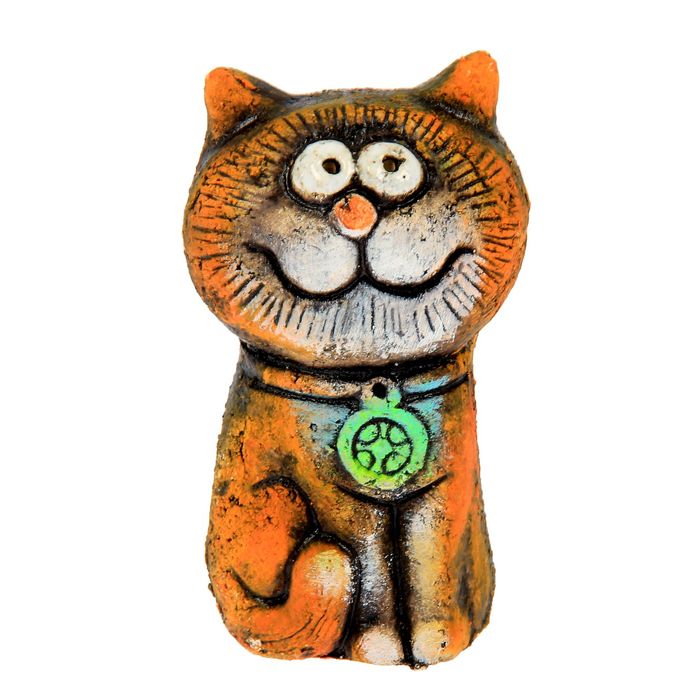 Сувенир из шамота "Кот Бродяжка" МИКС