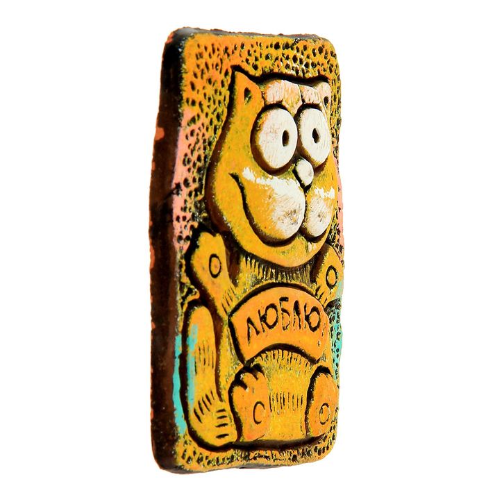 Магнит "Люблю" 8 см МИКС